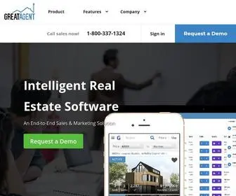 Greatagentusa.com(Real estate software) Screenshot