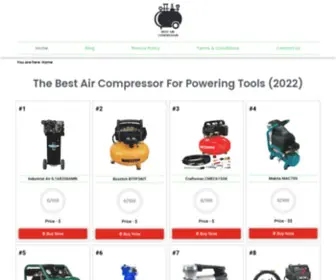 Greataircompressor.com(️ Best Air Compressor) Screenshot