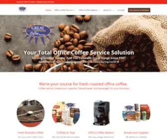 Greatamericancoffee.net(The Great American Coffee Company) Screenshot