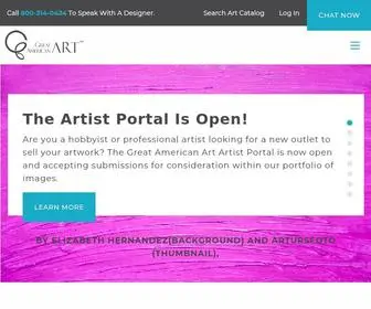 Greatamericangovart.com(Full-Service Art Solution Provider and Manufacturer) Screenshot