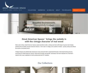 Greatamericanspaces.com(Great American Spaces) Screenshot