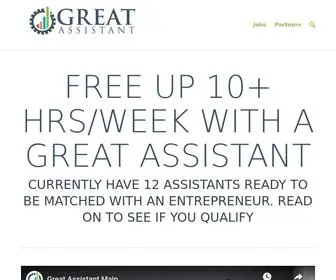 Greatassistant.com(Do You Have a Great Assistant) Screenshot