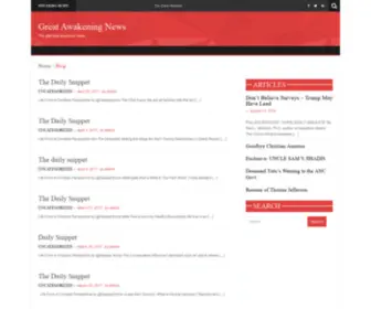 Greatawakeningnews.com(The alternate source for news) Screenshot