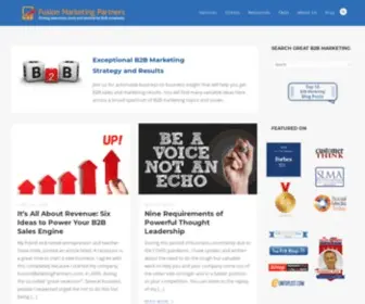 Greatb2Bmarketing.com(B2B Marketing Strategy and Insight) Screenshot