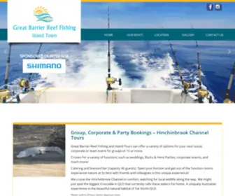 Greatbarrierreeffishing.com.au(Fishing Charters) Screenshot