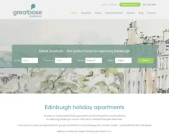 Greatbase.co.uk(Edinburgh Holiday Apartments) Screenshot