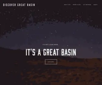 Greatbasinpark.com(Discover Great Basin) Screenshot