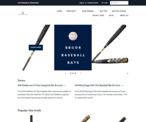 Greatbats.com(Shop Baseball & Softball Bats) Screenshot