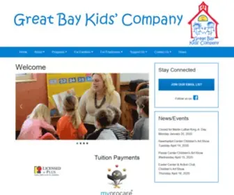 Greatbaykids.org(Great Bay Kids' Company) Screenshot