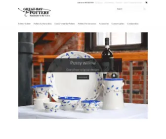 Greatbaypottery.com(New England Pottery) Screenshot