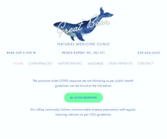 Greatbearclinic.com(Great Bear Natural Medicine Clinic) Screenshot