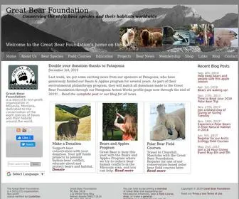 Greatbear.org(Great Bear Foundation) Screenshot