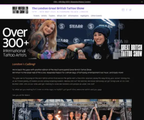 Greatbritishtattooshow.com(The Great British Tattoo Show 2021) Screenshot