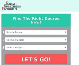 Greatbusinessschools.org(We Know Business Schools) Screenshot