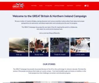 Greatcampaign.com(The GREAT Britain and Northern Ireland campaign) Screenshot