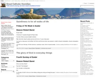 Greatcatholichomilies.com(Great Catholic Homilies) Screenshot