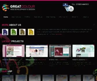 Greatcolour.com(Web Design Norwich) Screenshot