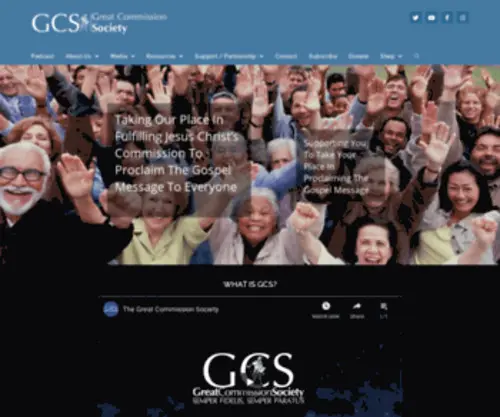 Greatcommissionsociety.org(Equipping hundreds) Screenshot