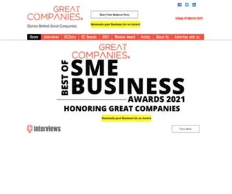 Greatcompanies.in(Great Companies Business Magazine) Screenshot