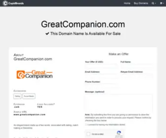 Greatcompanion.com(Dating) Screenshot