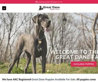 Greatdanepuppieshome.com(Great Dane puppies for sale) Screenshot