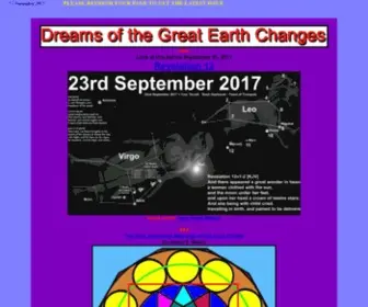 Greatdreams.com(DREAMS OF THE GREAT EARTH CHANGES) Screenshot