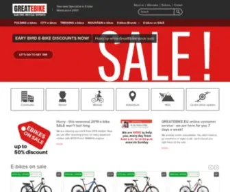 Greatebike.eu(Great Ebike for a great price) Screenshot