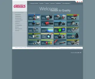 Greatecs.com(GREATECS Switches) Screenshot