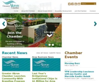 Greaterakronchamber.org(Greater Akron Chamber of Commerce) Screenshot