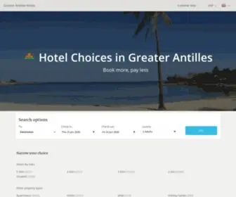 Greaterantilleshotels.com(Greaterantilleshotels) Screenshot
