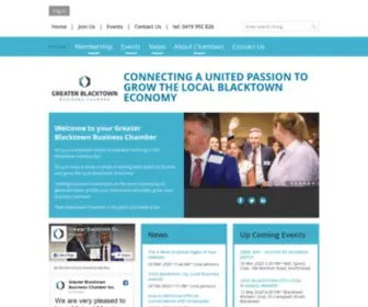Greaterbbc.org.au(Greater Blacktown Business Chamber Inc) Screenshot
