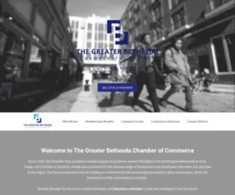 Greaterbethesdachamber.org(The Greater Bethesda Chamber of Commerce) Screenshot