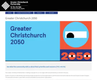 Greaterchristchurch.org.nz(Greater Christchurch Urban Development Strategy) Screenshot