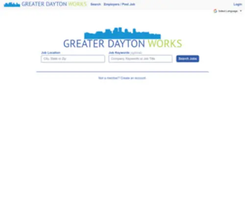 Greaterdaytonworks.com(Find work) Screenshot