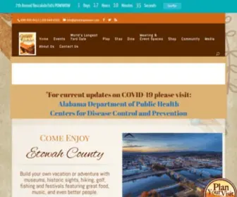 Greatergadsden.com(Greater Gadsden Area Tourism) Screenshot