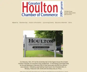 Greaterhoulton.com(The Greater Houlton Chamber of Commerce) Screenshot