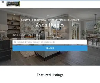 Greaterindyhomesforsale.com(Avon Homes) Screenshot