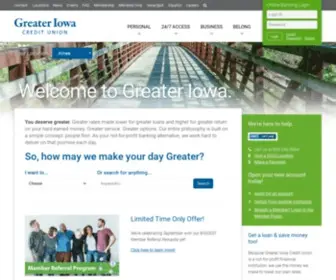 Greateriowacu.org(Greater Iowa Credit Union) Screenshot