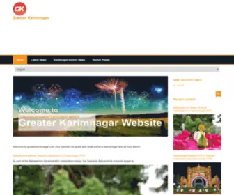 Greaterkarimnagar.com(Karimnagar District Website) Screenshot