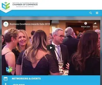 Greaterkwchamber.com(The Greater Kitchener Waterloo Chamber of Commerce) Screenshot