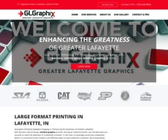 Greaterlafayettegraphics.com(GLGraphix) Screenshot