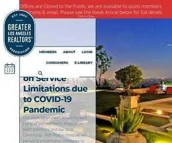 Greaterlarealtors.com(Greater Los Angeles REALTORS Association) Screenshot