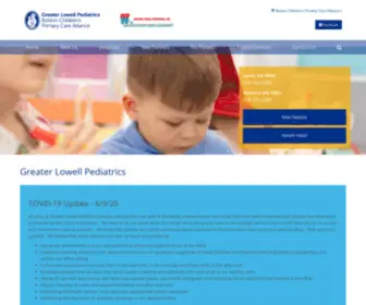 Greaterlowellpediatrics.com(Greater Lowell Pediatrics) Screenshot