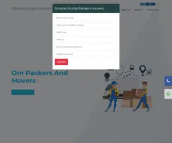 Greaternoidapackersmovers.com(Packers and Movers Services) Screenshot