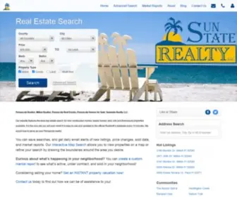 Greaterpensacolahomes.com(Sunstate Realty) Screenshot