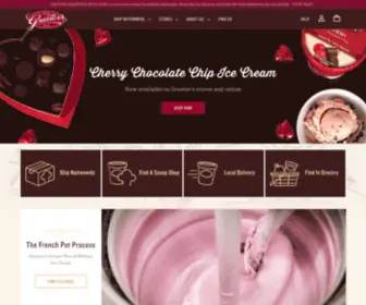 Greaters.com(Graeter's Ice Cream) Screenshot