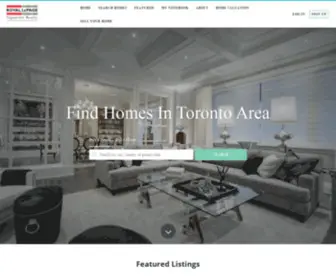 Greatertorontohouses.com(Find Homes In Toronto Area) Screenshot