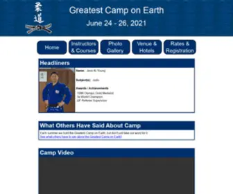 Greatestcamp.com(Greatest Camp on Earth) Screenshot