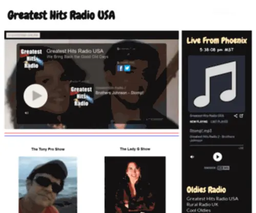 Greatesthitsofalltimeradio.com(Greatest Hits Radio USA) Screenshot