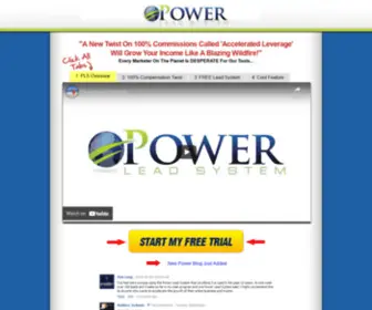 Greatestinvestmentever.com(Power Lead System Introduces New Twist In 100 Percent Commissions) Screenshot